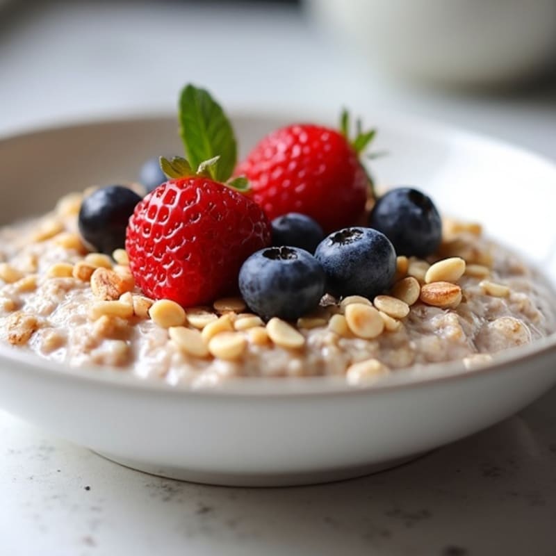 Protein-Packed Berry Vanilla Overnight Oats