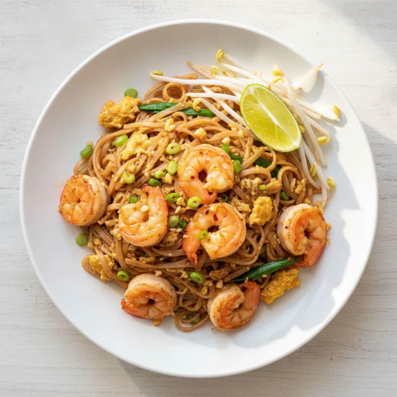 Shrimp Pad Thai Noodles