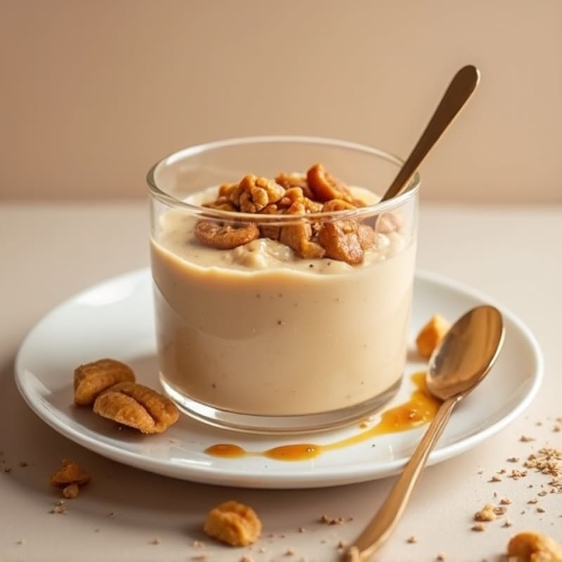 Creamy Peanut Butter Protein Pudding with Chia Seeds