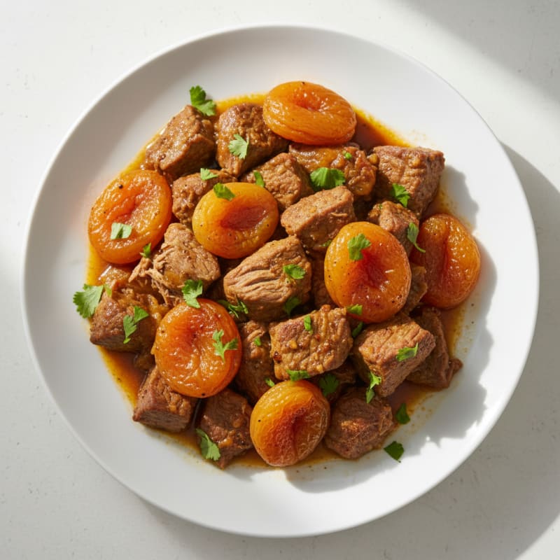 Moroccan Lamb Tagine with Apricots