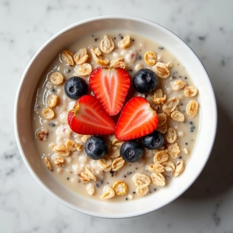 Creamy Vanilla Chia Overnight Oats