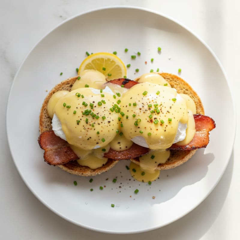 Classic Eggs Benedict with Hollandaise