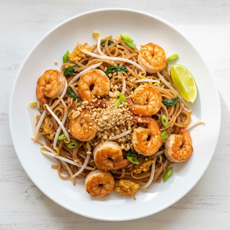 Shrimp Pad Thai Noodles