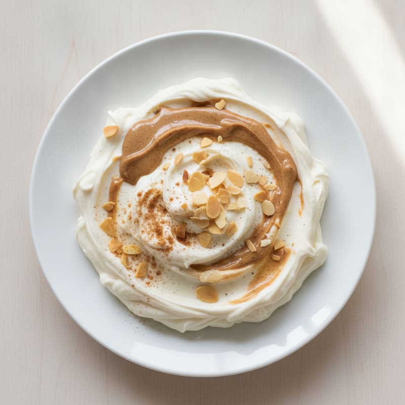 Silky Greek Yogurt Protein Pudding with Almond Butter