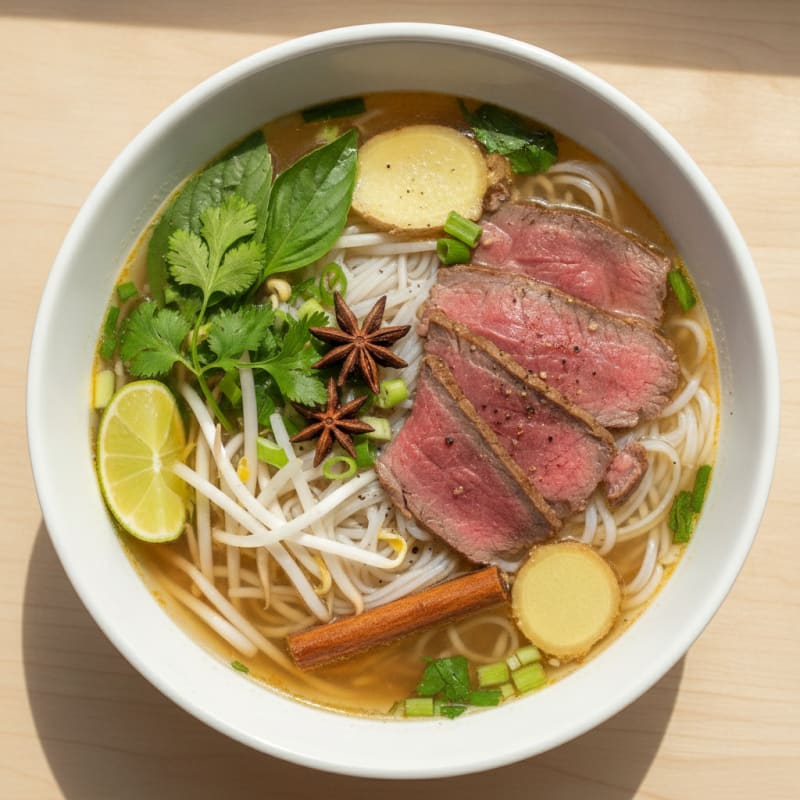 Vietnamese Beef Noodle Soup (Pho)