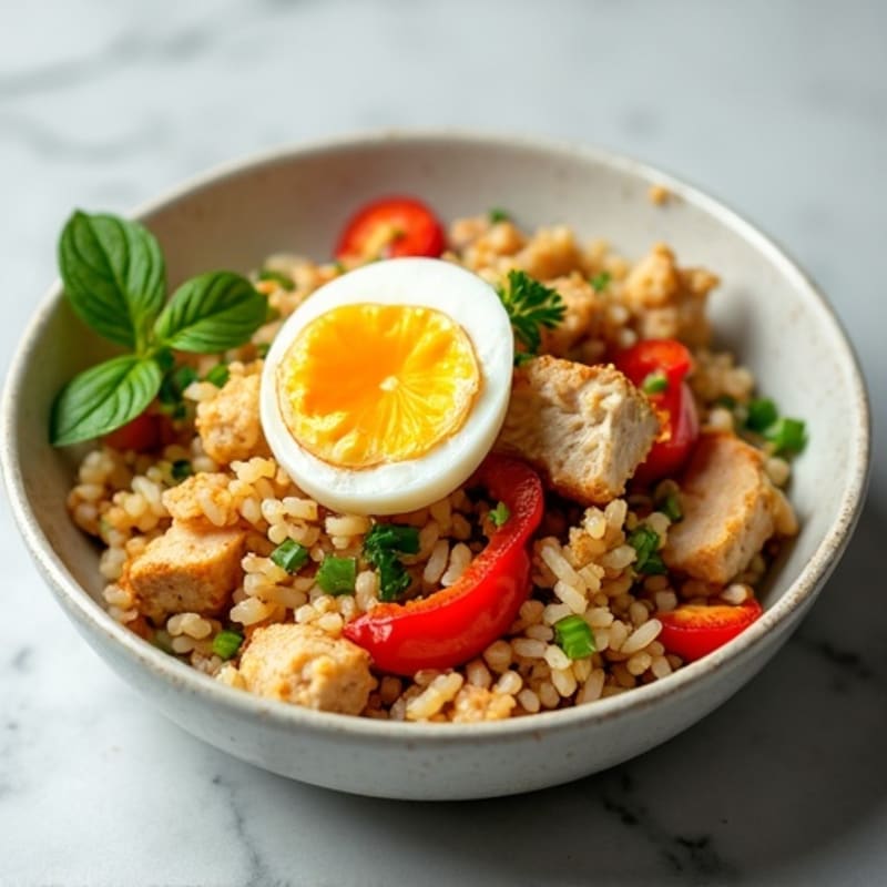 Cauliflower Rice Chicken Stir-Fry