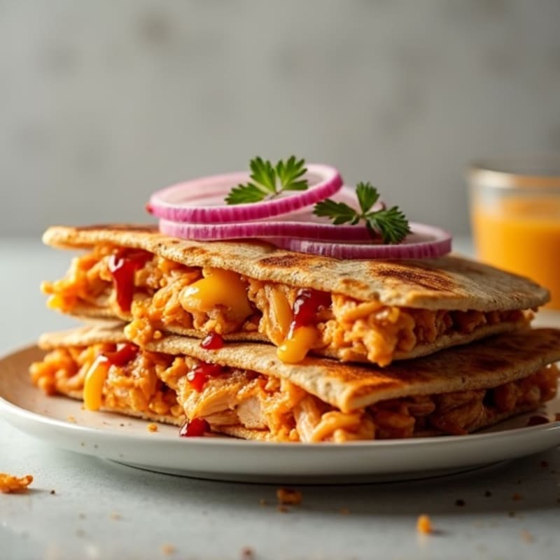 Crispy BBQ Chicken Quesadilla