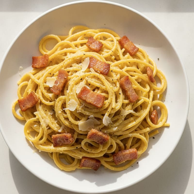 Classic Carbonara with Pancetta