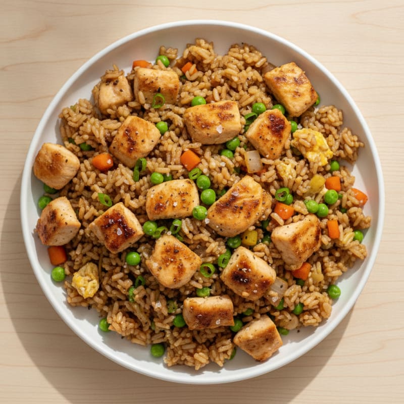 High-Protein Chicken Fried Rice