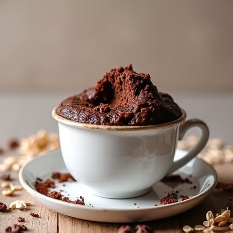 Healthy Chocolate Protein Mug Cake