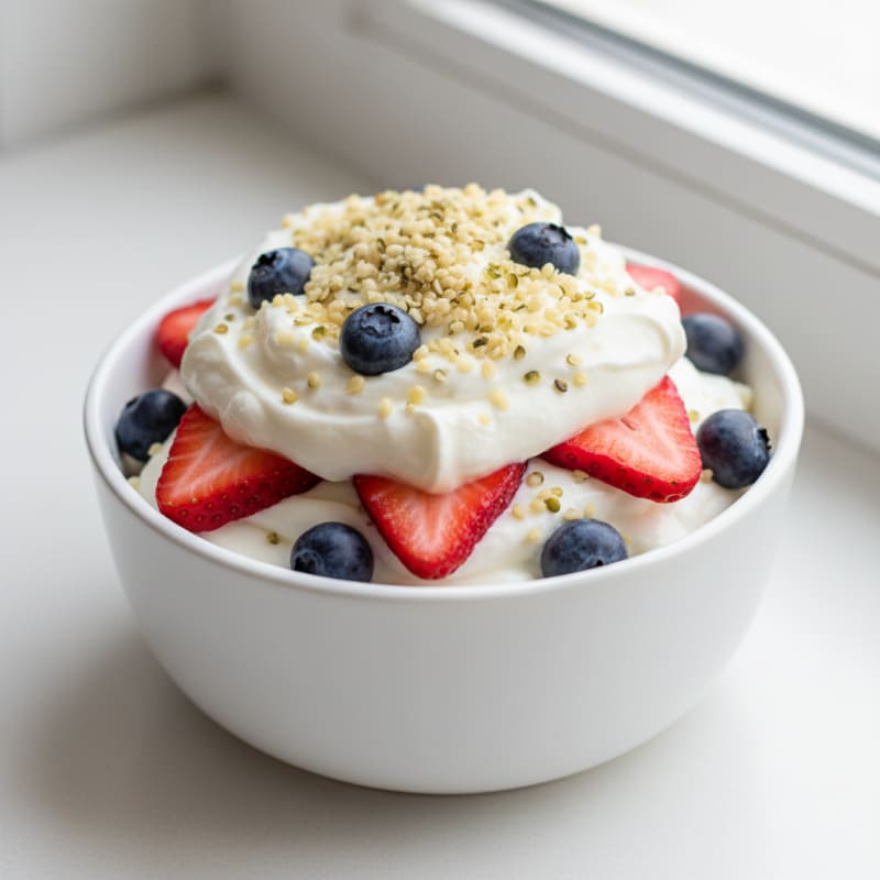 Creamy Greek Yogurt Protein Parfait with Mixed Berries