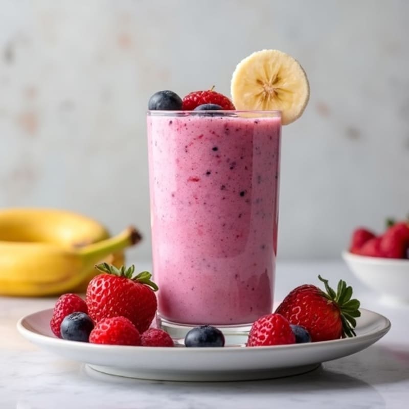 Creamy Protein-Packed Berry Smoothie