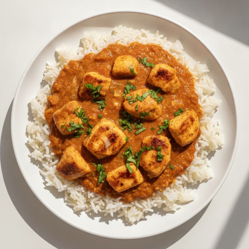 Spiced Butter Chicken with Basmati Rice