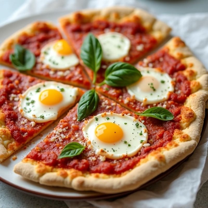 Crispy Cauliflower Crust Pizza with Fresh Mozzarella