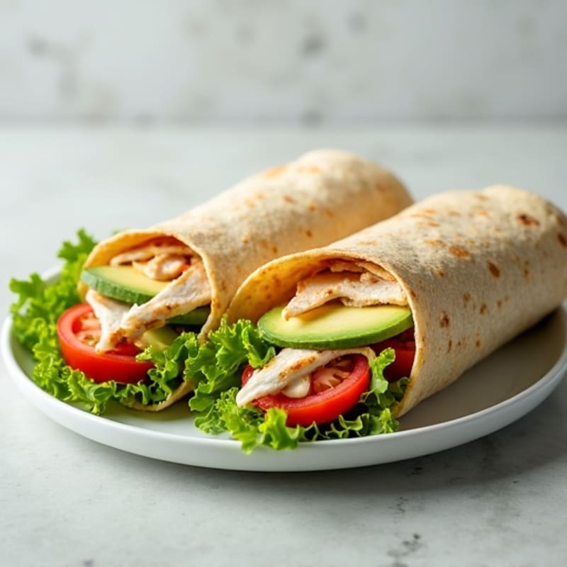 Fresh Turkey Avocado Wrap