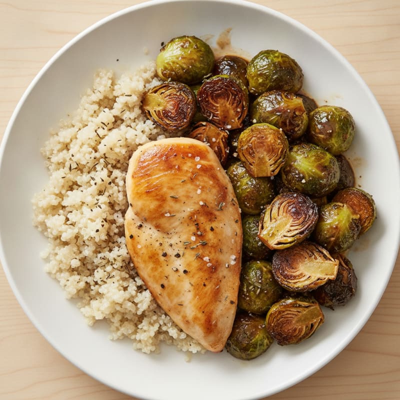 Balsamic Glazed Brussels Sprouts