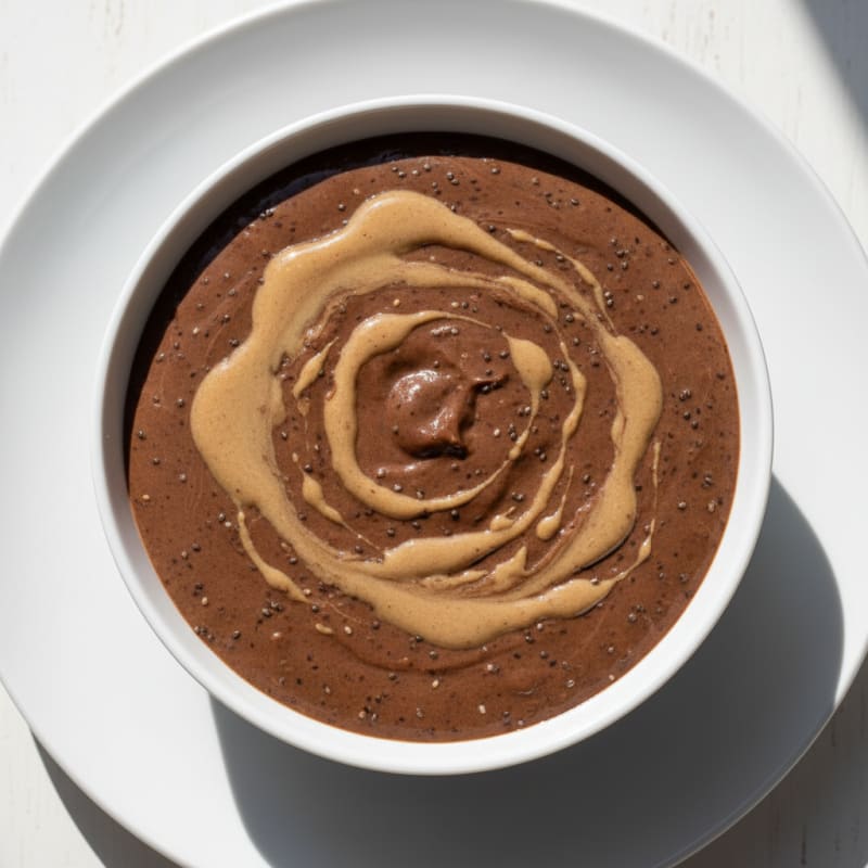 Silky Chocolate Protein Pudding with Greek Yogurt