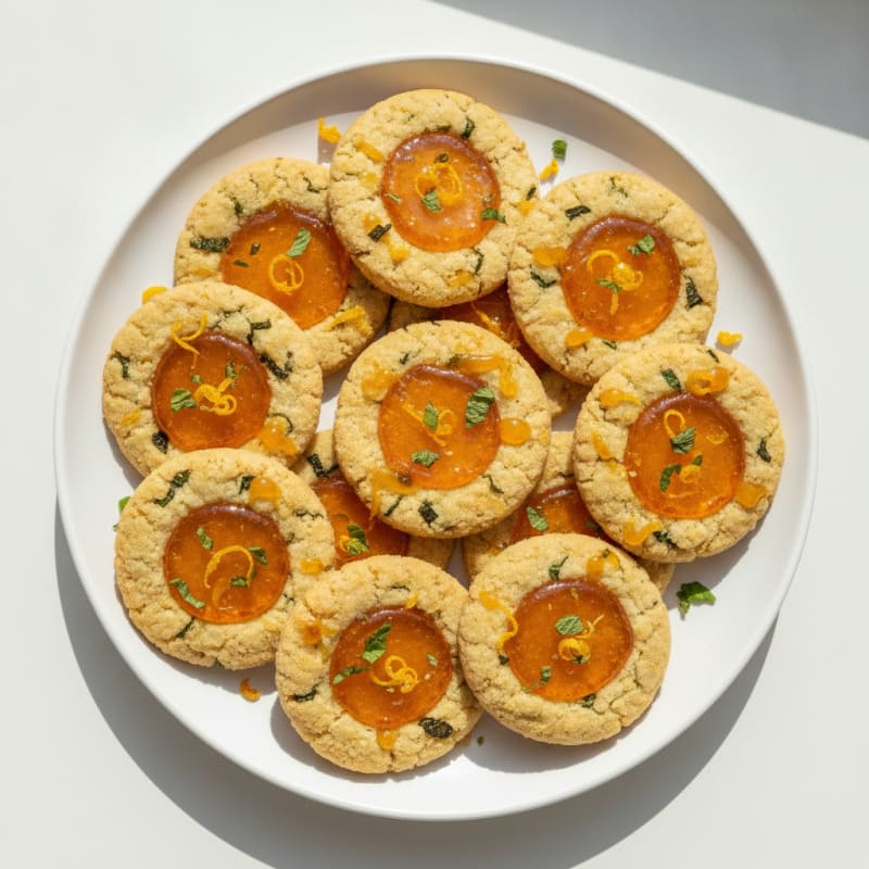 Orange Blossom Clear Protein Stained Glass Cookies