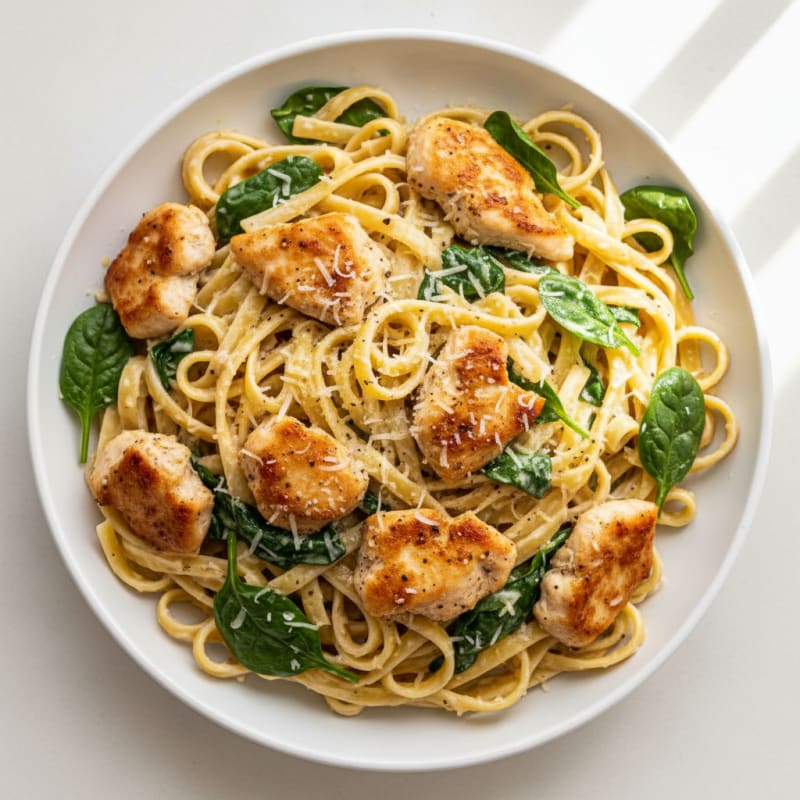 Creamy Garlic Parmesan Chicken Alfredo