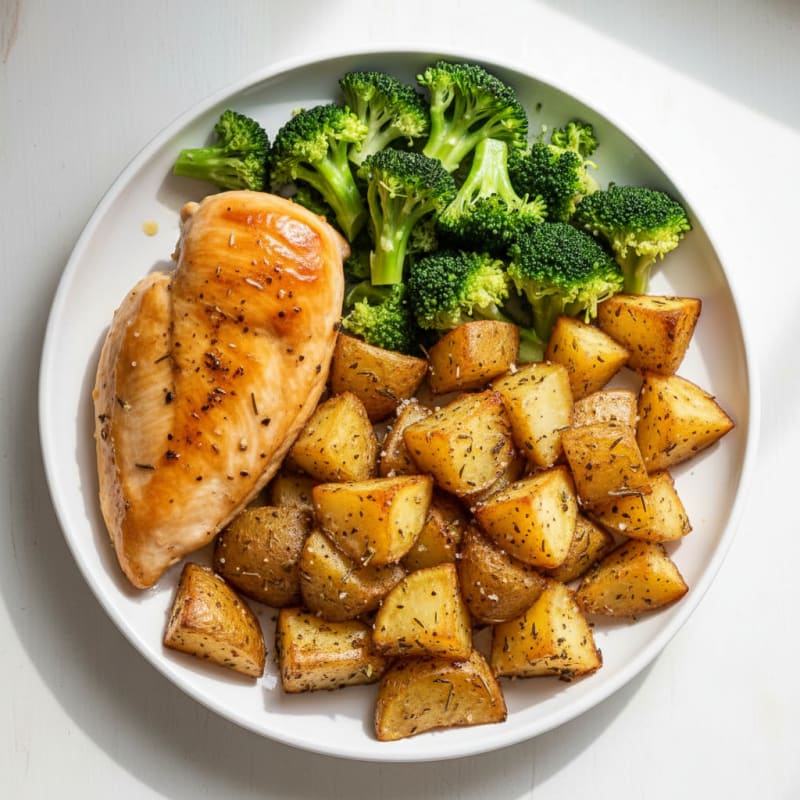 Tender Herb-Roasted Chicken and Potatoes