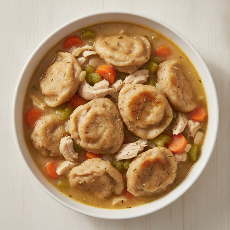 Homestyle Chicken and Herb Dumplings