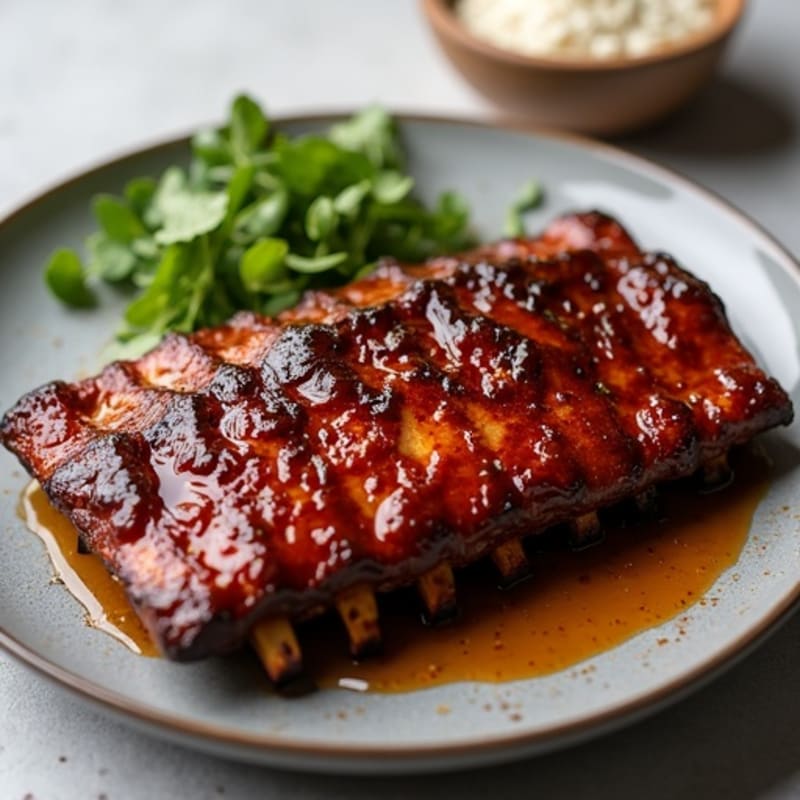 Sweet-Smoky Glazed Baby Back Ribs
