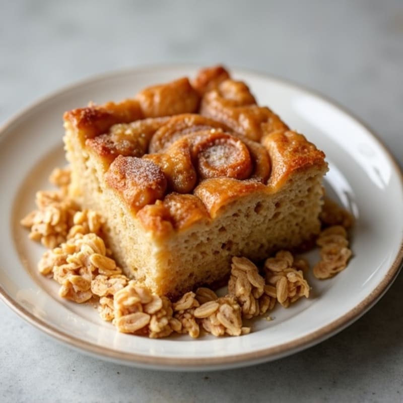 Protein-Packed Cinnamon Swirl Baked Oatmeal