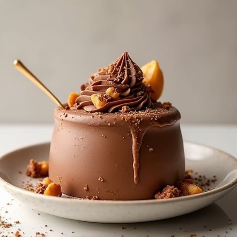 Protein Chocolate Peanut Butter Mousse with Silken Tofu