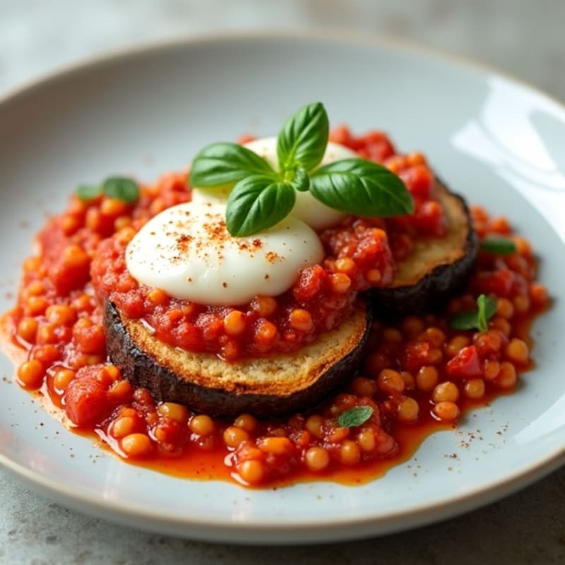 Crispy Baked Eggplant with Fresh Marinara