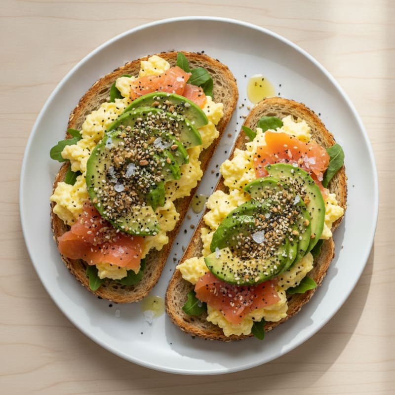 Savory Egg and Avocado Toast