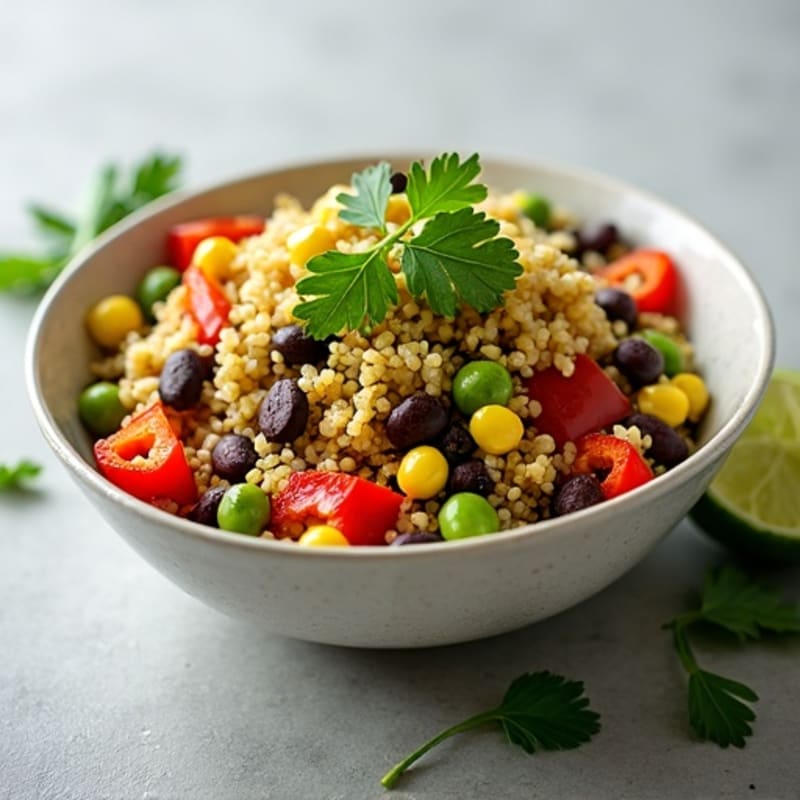 Zesty Quinoa and Black Bean Salad
