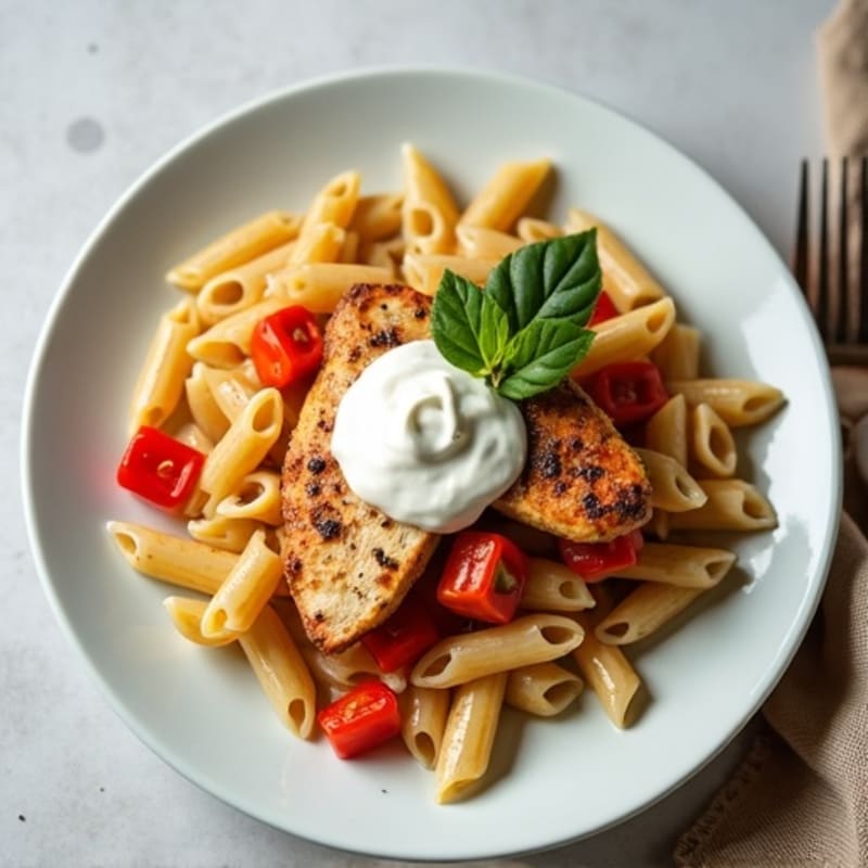 Creamy Cajun Chicken Pasta with Bell Peppers