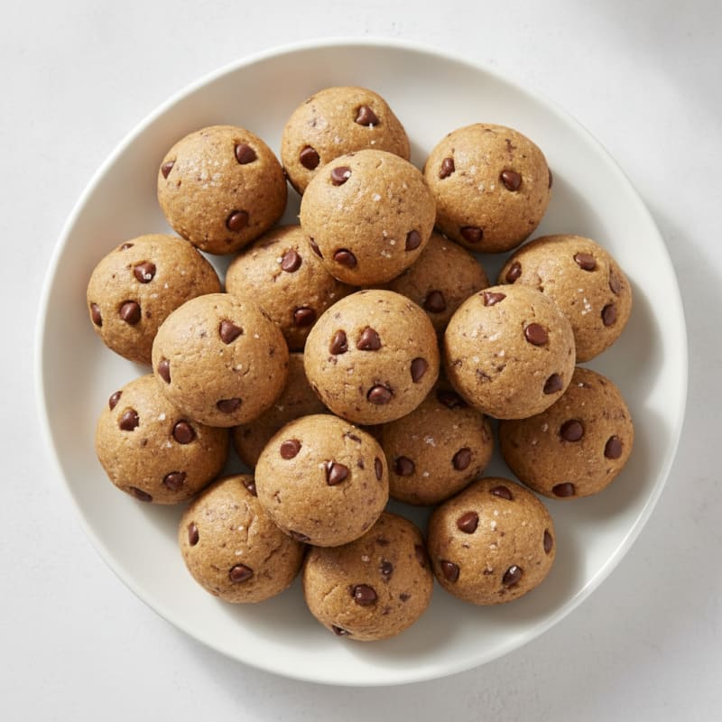 No-Bake Chocolate Chip Cookie Dough Bites
