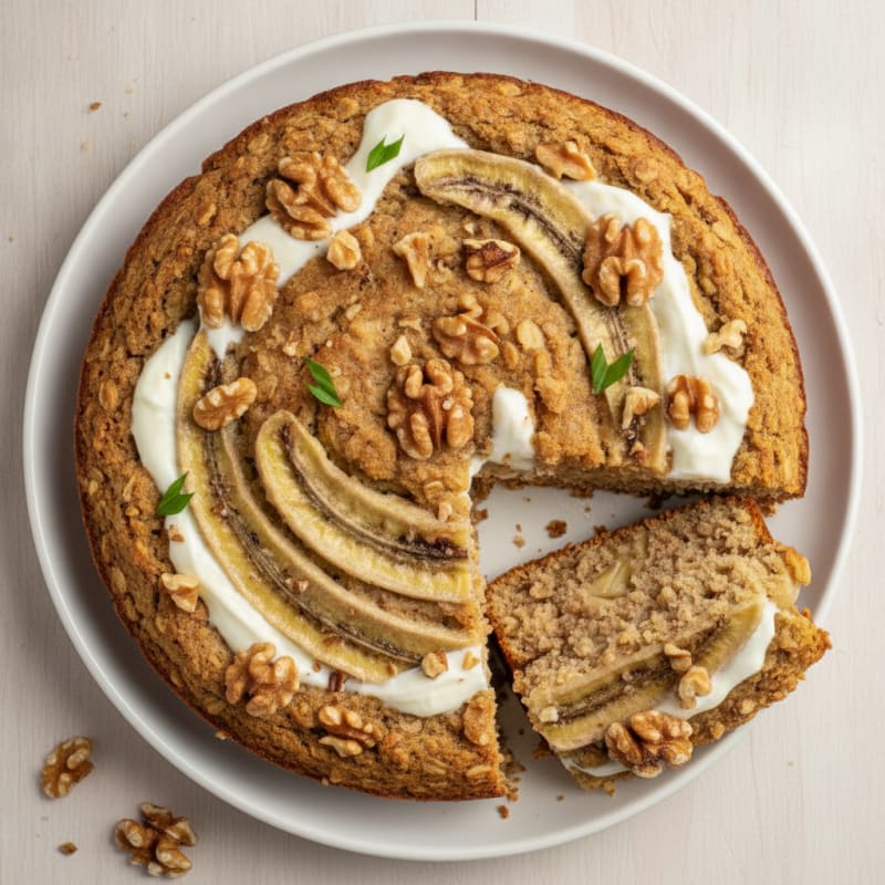 High-Protein Banana Nut Bread Bake