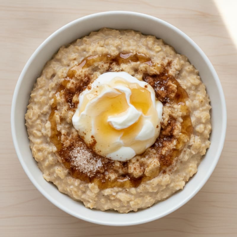 High-Protein Maple Brown Sugar Oatmeal