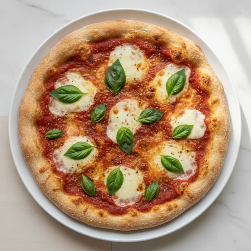 Classic Margherita Pizza with Fresh Basil
