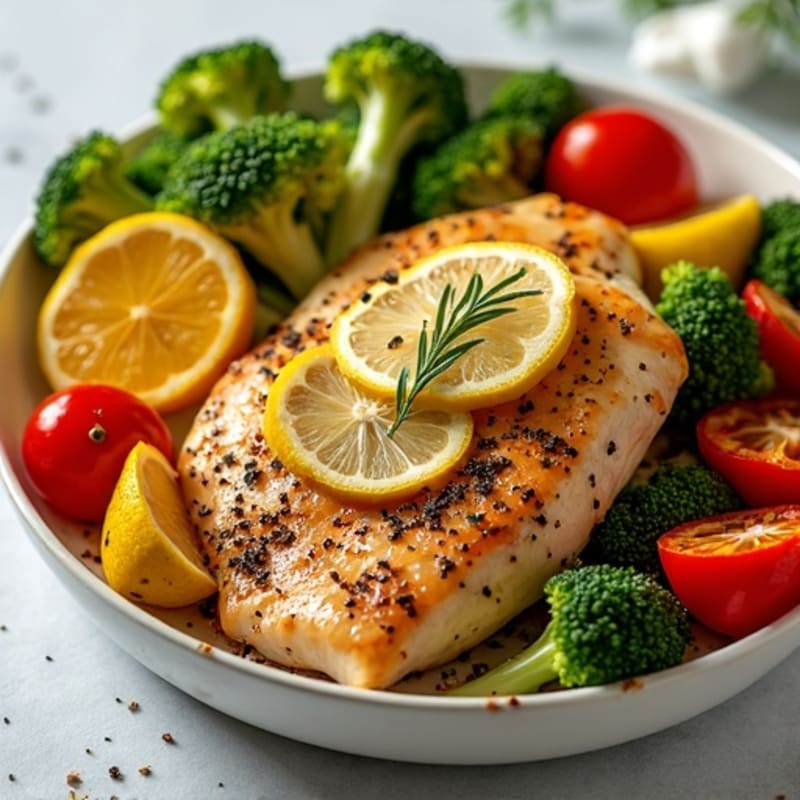 Sheet Pan Lemon Herb Chicken with Crispy Roasted Vegetables