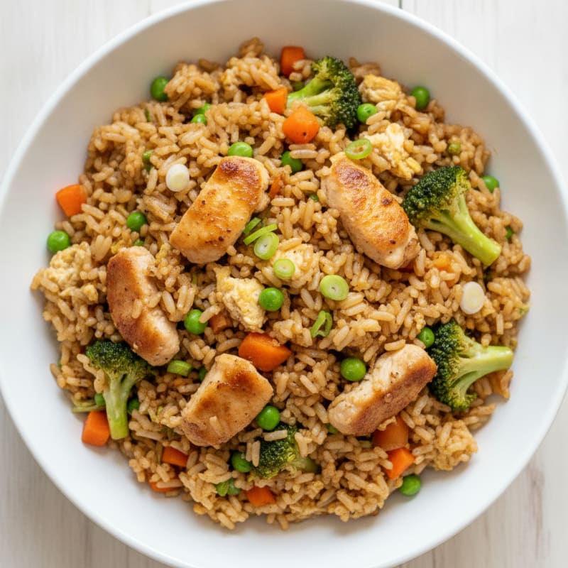 Chicken and Vegetable Fried Rice