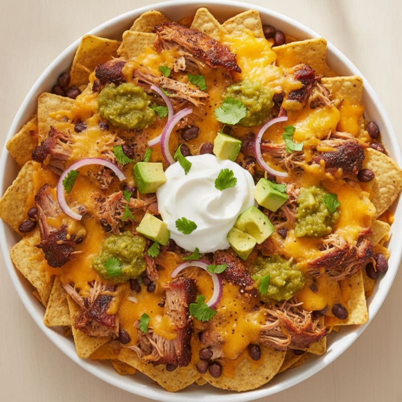 Smoky Pulled Pork Nachos