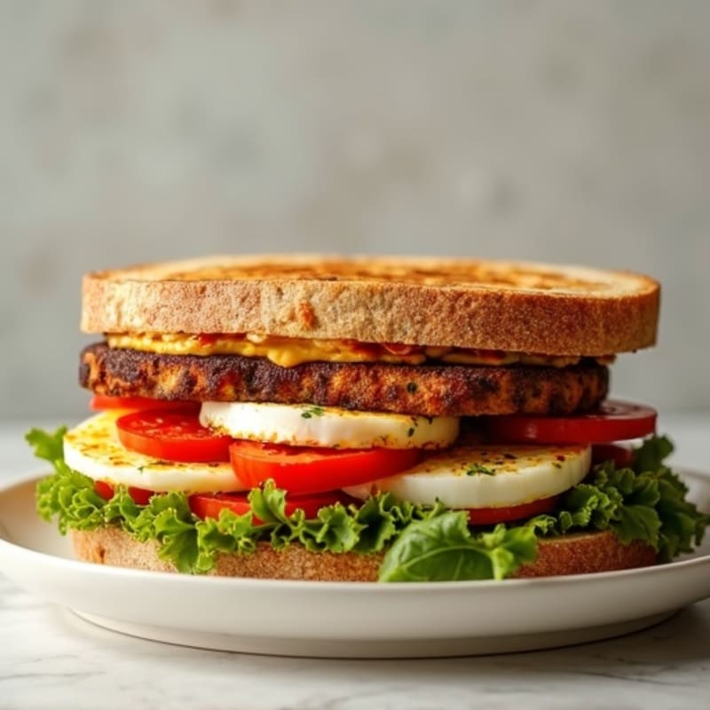 Hearty Grilled Veggie Sandwich