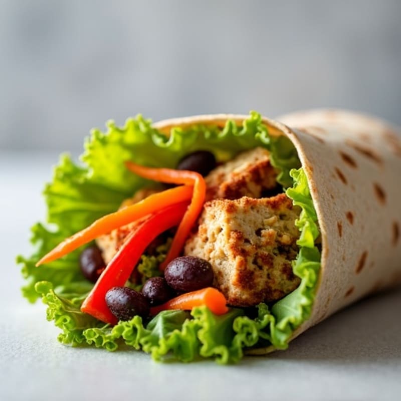 Crunchy Garden Veggie Wrap