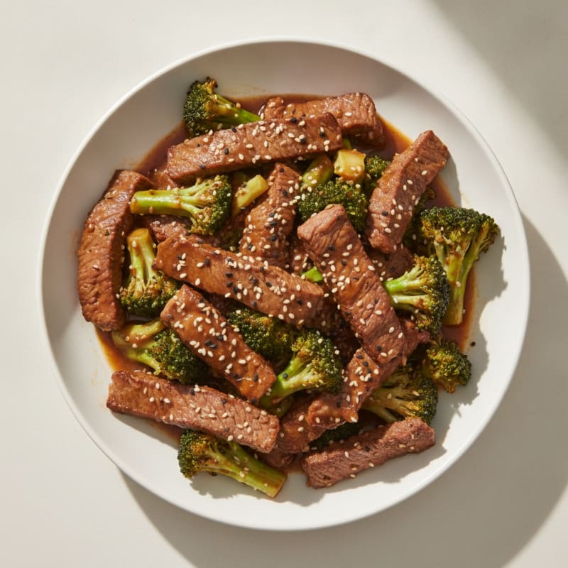 Sesame Beef and Broccoli Stir-Fry
