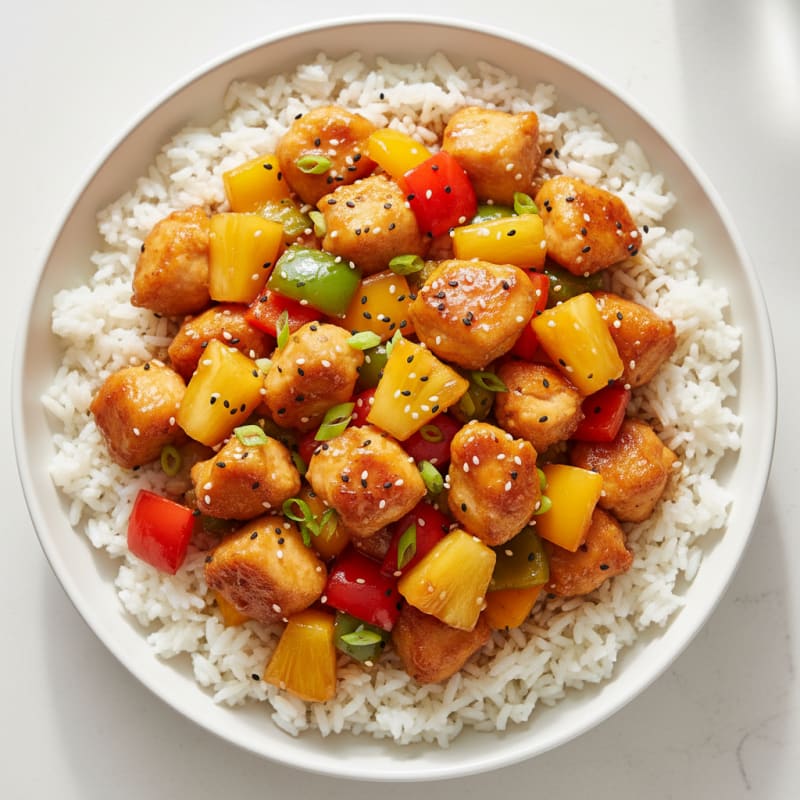 Sweet and Sour Chicken with Pineapple