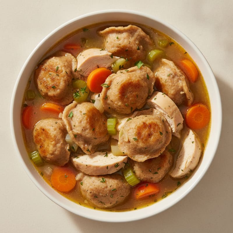 Homestyle Chicken and Herb Dumplings