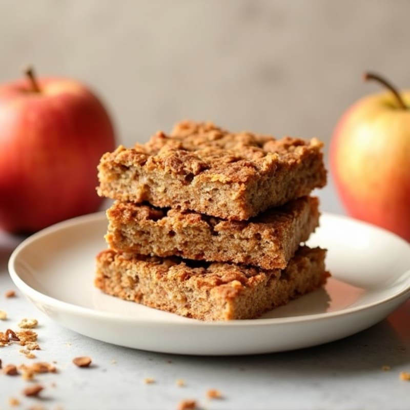 Baked Cinnamon-Spiced Apple Oat Bars