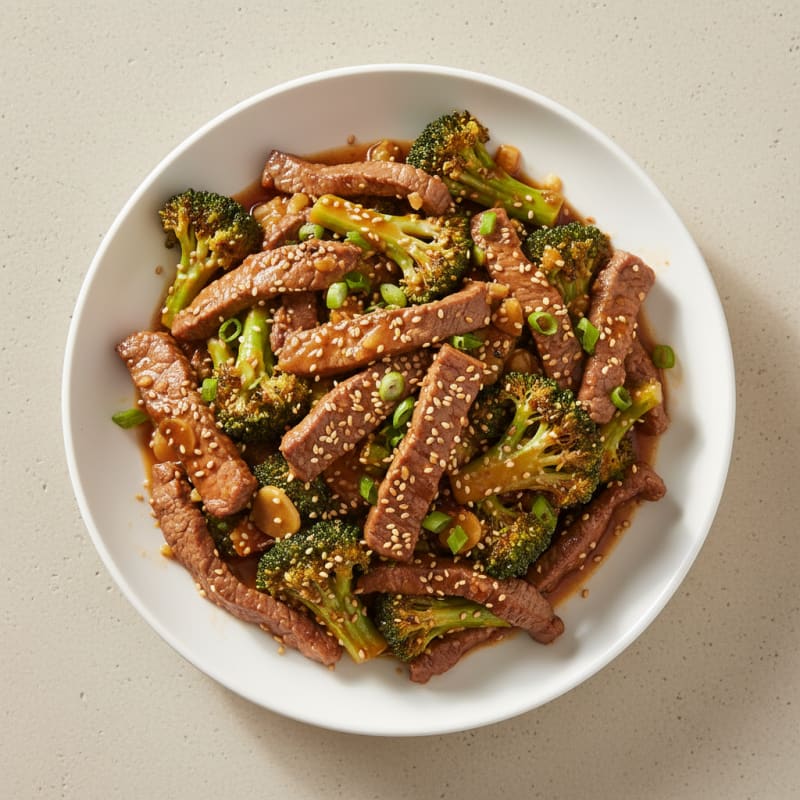 Sesame Beef and Broccoli Stir-Fry