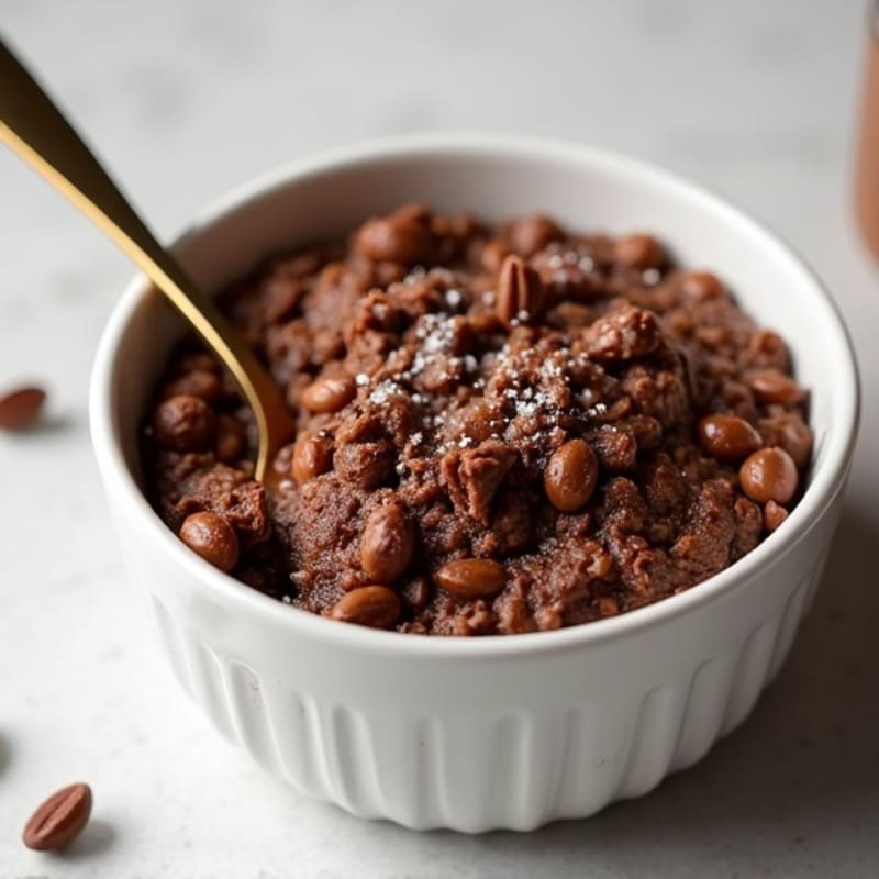 Fudgy Chocolate Protein Baked Oatmeal