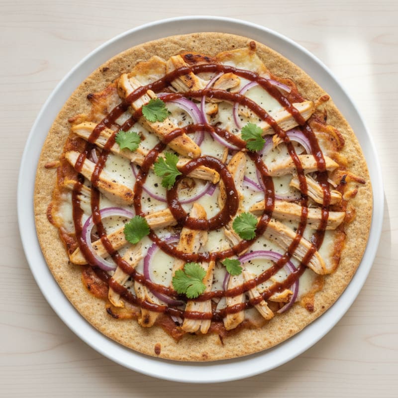 High-Protein BBQ Chicken Pizza