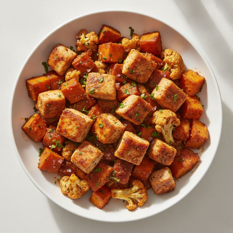 Roasted Chicken and Sweet Potato Bowl