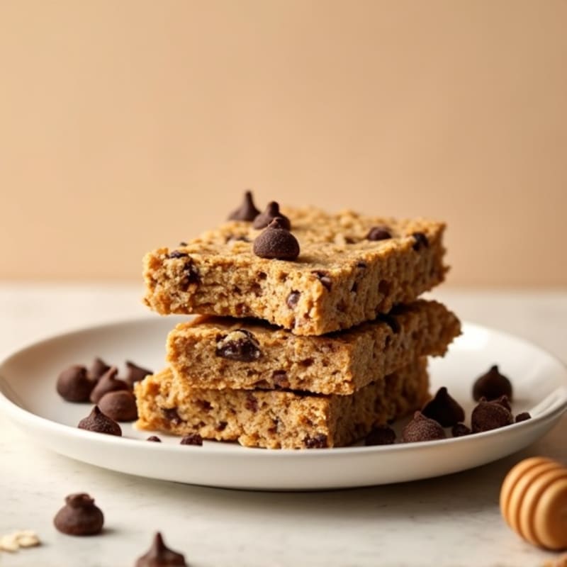 Healthy Chewy Peanut Butter Chocolate Chip Protein Bars